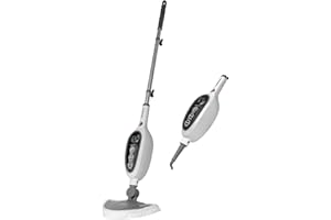 Daewoo 12 In 1 Steam Mop, Handheld, Easy-To-Use Swivel Head, Kills Bacteria, Corded, Overheat Protection, 1300W, Filled With Attachments For Multi-Purpose Use Around Your Home, Clothes And Car