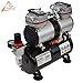 Produktbild SUPER-ANGEBOT PROFI - AIRBRUSH ZWEIZYLINDER Kompressor DUO-POWER II-DAS PROFI-GERÄT für Künstler mit Anspruch, Grundausstattung für jedes Airbrush Set für Profis AIRBRUSHKOMPRESSOR mit 2 WÄHLBAREN LEISTUNGSSTUFEN