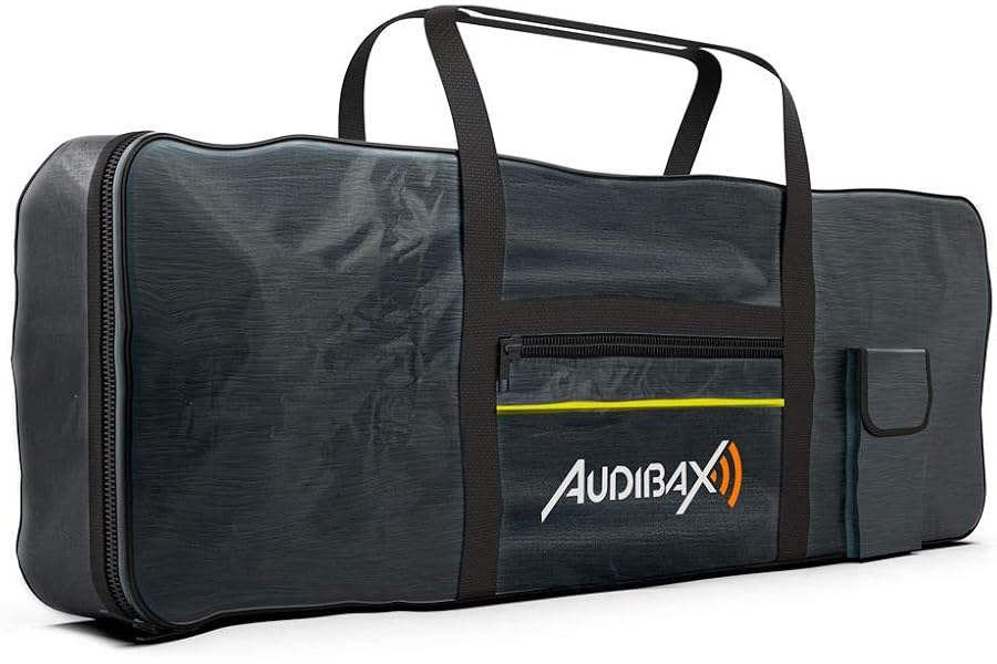 Audibax Onyx Bag 61 - Funda para Teclados y Pianos de 61 Teclas - Bolso con Dos Asas Fuertes y Cómodas - Mochila Acolchada pa