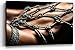 Produktbild Rod Meier Media Rope Harness Close Up - 60x40cm Leinwand - Fine Art of Bondage, sexy Erotik fetisch Kunstdruck Wandbild auf Keilrahmen