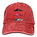 Produktbild Presock Vintage Adult Sport Baseball Cap Moustache Space Trio Adjustable Denim Cowboy Hat for Men Women