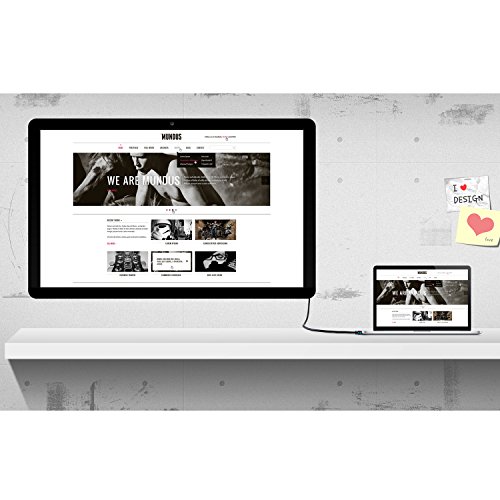 Mini DP auf DVI, cablecreation Gold Mini DisplayPort (Thunderbolt Port Kompatibel) zu DVI Kabel für Mac Book, iMac und mehr, 3 ft/0,9 m (schwarz & blau) - 6