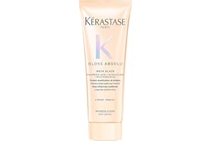 KÉRASTASE Gloss Absolu - Fondant Insta Glaze - Après-Shampoing Brillance - Cheveux Ternes - Acide Hyaluronique, Acide Glycolique et Rose Sauvage - Cheveux Longs et Sujets aux Frisottis