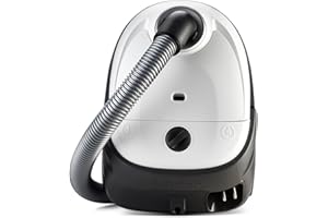 Nilfisk Aspiradora One para Suelos y Alfombras con Filtro EPA - Aspirador Potente, Compacto y Ligero - Blanca, 3L, 750W (WB10P05A)