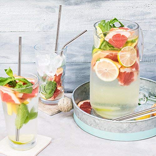 HOOMEE Cannucce in Acciaio Inox Riutilizzabili (Set da 8) con E-Book Ricette - Alternativa Ecologica alla Plastica… - immagine 9