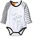 Pumpkin Patch Unisex Baby Meerkat Long Sleeve Bodysuit Plain Bodysuit, White (Clean White), 0-3 Months (Manufacturer Size:0-3M)