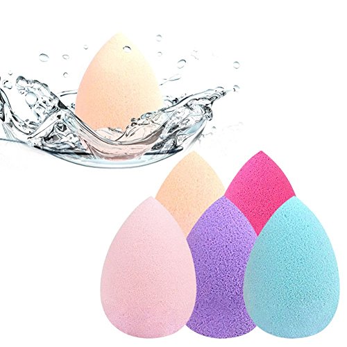 Hosaire Beauty Blender Mode Wassertropfenform Makeup Schwamm Puff Schönheits Flawless Foundation Sponge Beautyblender Puff Verfassungs,4 pcs Zufällige Farbe - 7