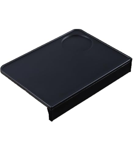 Tapis De Tassage Café NEOUZA - Silicone Alimentaire Noir - Pour Porte-Filtre Expresso - Anti-Dérapant