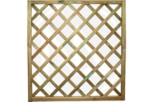 PAPILLON PANNELLO GRIGLIATO "QUADRO" IN LEGNO IMPREGNATO 90x90H cm.