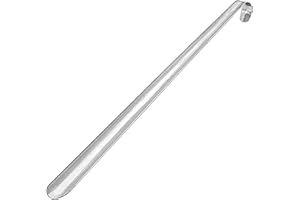 Anawakia Chausse-Pied Long Acier Inoxydable Métal Shoe Horn Pieds Chausse-Pied Inox Long Manche
