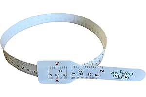 (Pack of 5) AnthroFlex Infant Head Circumference Tape Measure for Pediatrics, Baby, Babies - Plastic, Reusable, Non-Stretchable with End Insert - For OFC Occipital Frontal Circumference Measurement