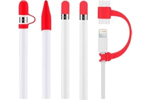 Teyomi Kompatybilny uchwyt na ołówki Apple / Apple Pencil Cap/Apple Pencil Tip Cover/kabel adapter Tether kompatybilny Apple Pencil