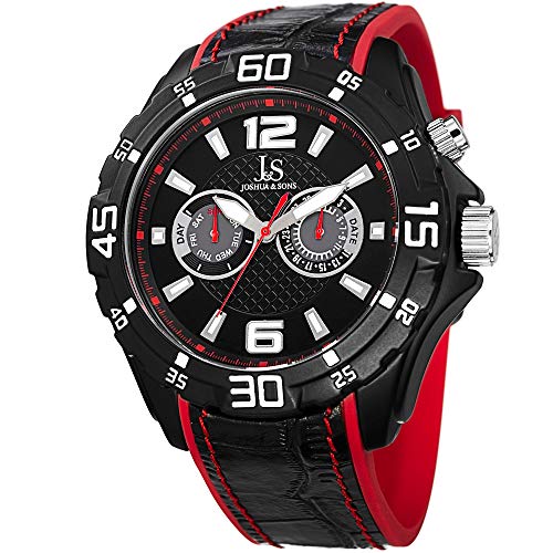 Joshua & Sons Orologio con Movimento al Quarzo Svizzero Man 49 mm