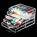 Hotrose 5 Drawers Cosmetic Organizer Clear Acrylic Make Up Jewellery Case