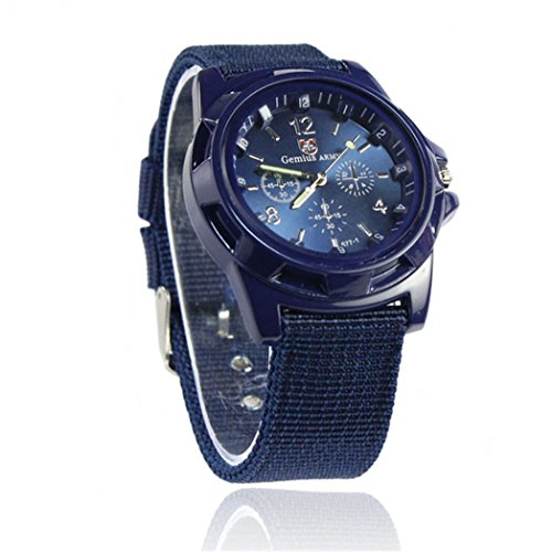 Vovotrade Hei!!!Herren uhr Fashion Gemius Sport Stoffbanduhr(blau) Vovotrade Hei!!!Herren uhr Fashion Gemius Sport Stoffbanduhr(blau)