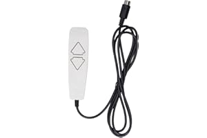 ‎FABATER Zdalna Wymiana Fotela, 5-pinowy 2-przyciskowy Pilot Zdalnego Sterowania Fotelem, Sterowanie Ręczne Fotela Podnoszonego dla Fotela Podnoszonego dla Okin, dla Dewert, dla Limoss