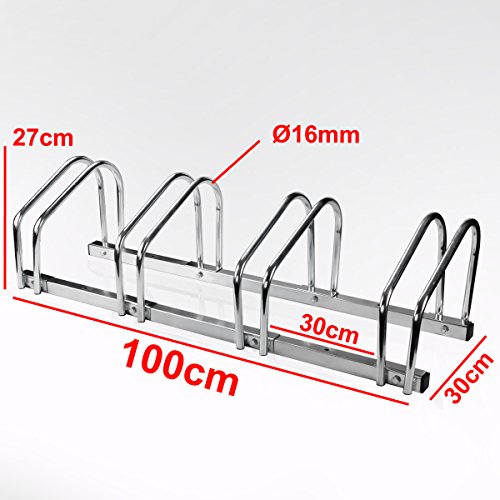 Fahrradständer für 2, 3, 4 oder 5 Fahrräder aus Stahl - 4