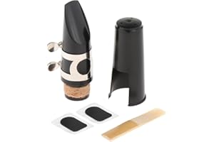 COZLYNX Clarinet Mouthpieces Kit, Clarinet Mouthpiece Set with Ligature, One Clarinet 2.5 Reed and Plastic Cap