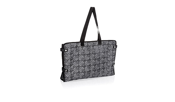 Suited Garment Bag in Chevron Squares 