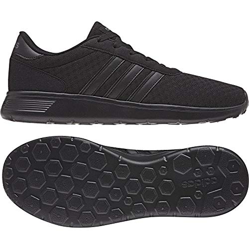 adidas Unisex Adults' Lite Racer Running Shoes, Core Black/Grey Five F17, 13.5 UK