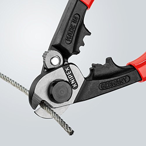 Knipex 95 61 190 Drahtseilschere mit zwei Pressprofilen - 4