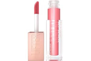 Maybelline New York Lifter Gloss, Lucidalabbra con acido ialuronico, Effetto rimpolpante e idratante, Silk (004), 5,4 ml