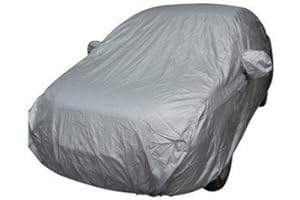 SHKALACAR Uniwersalny pokrowiec na fotel samochodowy, na zewnątrz pełny pokrowiec na samochód, ochrona przed promieniowaniem UV, słońce, ciepło, pyłoszczelny, odporny na zarysowania kombinezon sedan mały