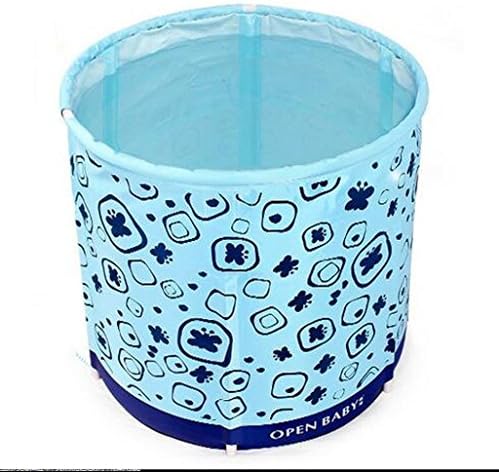 ZHDC® Inflatable bathtub, Can lift baby swimming pool Insulation Thickening adult Bath barrel Folding, convenient