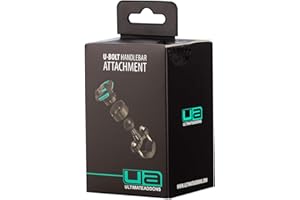 Ultimateaddons Motorcycle U-Bolt Mount - Secure Handlebar Attachment with 3-Prong Connection - Fits 16-32mm Bars