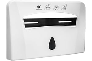 Toilet Seat Cover Dispenser, Wall Mounted Compatible with Half-fold, CHUANGDIAN, White