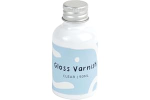 Smalto Lucido Pott'd per Argilla Autoindurente Smalto Acrilico Trasparente e Sigillante per Ceramica 50ml