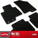 100% Polipropileno de gran calidad, color moqueta negra, ribetes de algodón negro provistos de velcro antideslizamiento en todo el perímetro de las alfombrillas