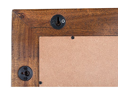 Woodkings® Wandspiegel Woodend, 45x150cm, Holzrahmen, Flurmöbel, Ganzkörperspiegel, vertikal oder horizontal zu hängen - 4