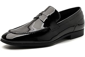 QUEEN HELENA Mocassins élégants brillants Chaussures basses légères Homme U1801