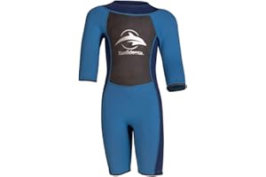 Konfidence Shorty Wetsuit - 3mm Thick Neoprene, 50+ UV Protection.