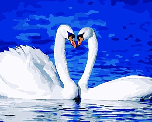 [ New Release ] Diy Oil Painting by Numbers, Paint by Number Kits - Mandarin Duck 16*20 inches - Digital Oil Painting Canvas Wall Art Artwork Landscape Paintings for Home Living Room Office Christmas Decor Decorations Gifts - Diy Paint by Numbers Diy Canvas Kit for Adults Advanced Children Seniors Junior - New Arrival - No. D137