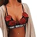 Produktbild Barlingrock Frauen bestickte Rose Bandage Ungepolsterte Unterwäsche Floral BH