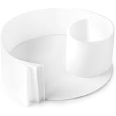 IBILI - Pre-cut Non-Stick Paper for Round Mould 20 cm, Set of 20 Bases + 20 Sides