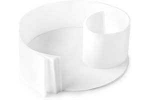 IBILI - Papel Antiadherente Precortado para Molde Redondo de 20 cms, Set de 20 bases + 20 laterales