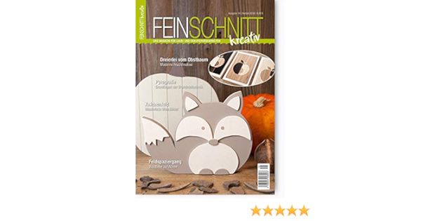 Feinschnittkreativ Ausgabe 16 Das Magazin Fur Laub Und Dekupiersagearbeiten Herbst 2018 Amazon De Verlag Holger Graf Bucher