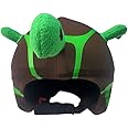 COOLCASC Turtle - Universal Fit Ski Helmet Cover - Customise your kids ski helmet with a fun and cute protective cover - snowboarding & skiing accessories - One size fits all