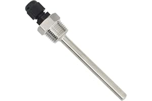 OTOMATICO 1/2" - Manchon de plongée 1/2 en acier inoxydable - Immersion de 30 mm, 50 mm, 100 mm, 200 mm, 300 mm, 400 mm, 500 mm - Immersion well thermowell thermowell thermowell thermopocket pour thermocouple