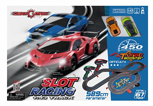 Preisvergleich Produktbild KIDZTECH 15 589 cm 1: 43 Slot Track Auto (2-teilig)