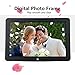 Produktbild Acouto 12inch 1280X800 Digitaler Bilderrahmen Uhr Musik Video Player mit Fernbedienung(Black)