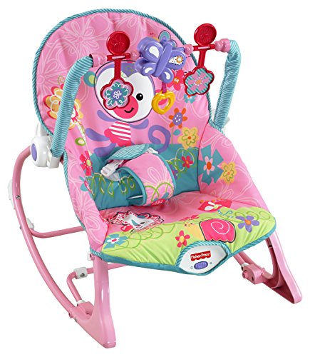 Fisher-Price Rainforest Infant Toddler Rocker (Pink)