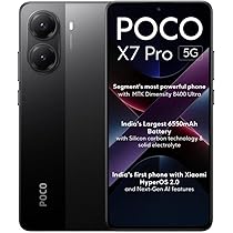 POCO X7 Pro 5G (Obsidian Black, 256 GB) (8 GB RAM) : Amazon