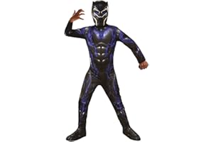 Endgame 700658_S Disfraz Klasyczny kostium Black Panther Battle Classic, kolorowy, S