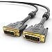 Produktbild Sentivus Premium DVI zu DVI Kabel (2m) full HD bis 2560x1600 - (DVI-D Dual Link 24+1 Stecker) OFC Kupfer (verzinnt) 3-fach geschirmt - Ferrite-Filter, schwarz, 2 Meter