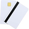 THE WHITE SHOP J2A040 Chip Java JCOP Cards Unfused JCOP21-40K Smart Card with 2 Track 8.4mm HICO Magnetic Stripe