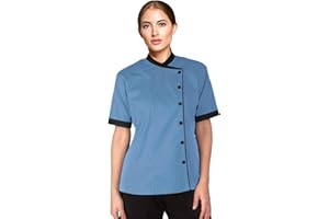 Chef Apparel Short Sleeves Women's Ladies Chef's Coats Jackets